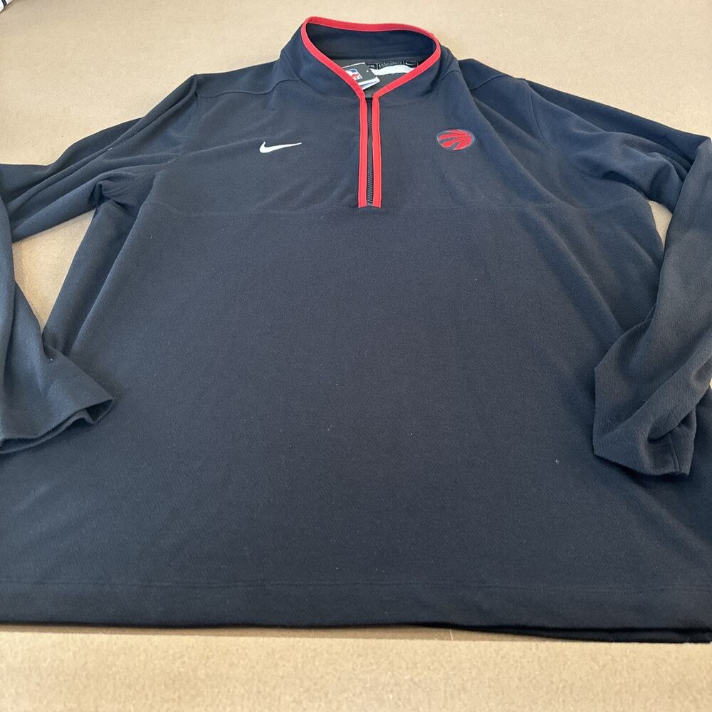 Nike Toronto Raptors City Edition Men's Dri-FIT NBA 1/2-Zip Player Edition 2XLT